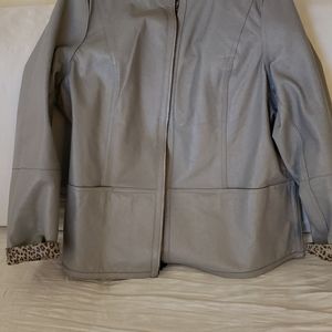 Women's Reversible Leather Jacket